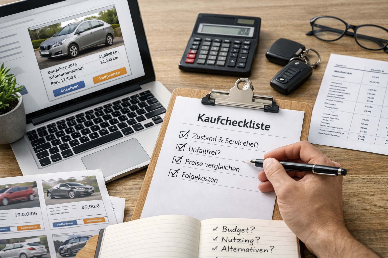 Auto kaufen: Kaufentscheidung strukturiert treffen