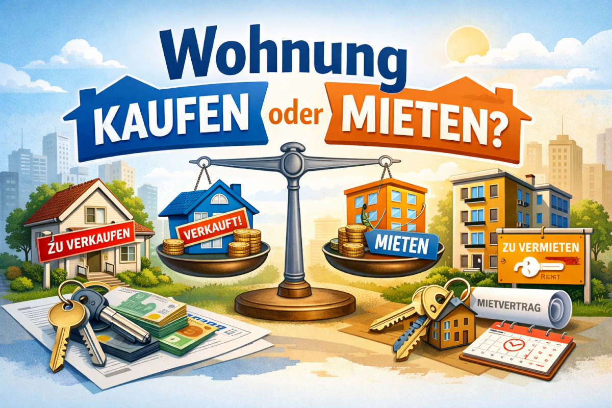 Kaufen oder mieten? Der große Entscheidungsratgeber 2026